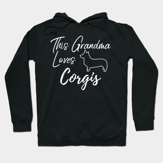 This Grandma Loves Corgis Hoodie by Corgiver
